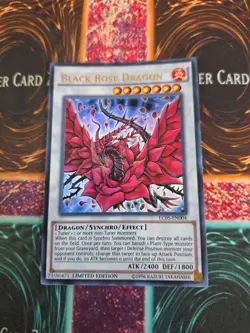 Yugioh Black Rose Dragon LC05-EN004 Ultra Rare Limited Near Mint - Image 1