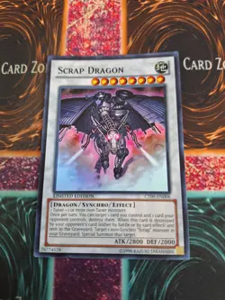 Yugioh Scrap Dragon CT09-EN006 Super Rare Limited Near Mint - Image 1