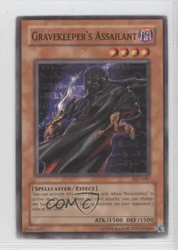 Gravekeeper's Assailant YuGiOh Pharaonic Guardian #PGD-067 2003 READ - Image 1