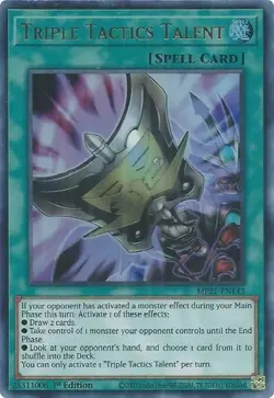 YuGiOh! - Triple Tactics Talent - 1st edition - Ultra Rare [NM] - Image 1