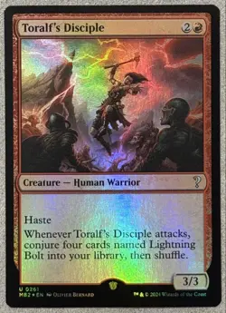 Toralf S Disciple English Version foil rare card - Image 1