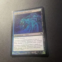 MTG Foil English Helm Ghastlord Magic Card Collectible Used - Image 2