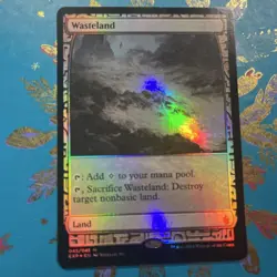 Magic The Gathering Barren Earth Foil Expedition Card - Image 1