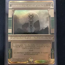 Avatar of Woe Foil MTG Card Magic the Gathering New - Image 1