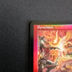 Pyroclasm Red Lotus Hell 7th Edition English Foil Magic Card Sorcery - Image 2
