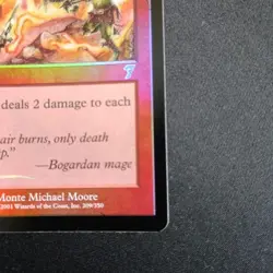 Pyroclasm Red Lotus Hell 7th Edition English Foil Magic Card Sorcery - Image 4