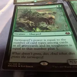 Magic The Gathering Tarmogoyf Foil English Set Card - Image 1