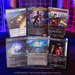 Magic the Gathering Marvel Sl Iron Man Non-Foil Card Set - Image 1