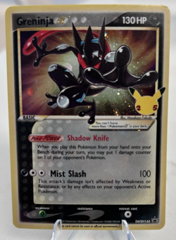 Greninja Gold Star Celebrations SWSH144 Classic Collection Pokemon Card - Image 1