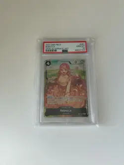 PSA 10 One Piece Card Game Rebecca Alt Art OP05-091 Awakening of the New Era - Image 1