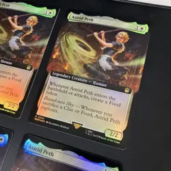 Extended Art Foil MTG Astrid Peth x4 Used - Image 3