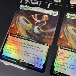 Extended Art Foil MTG Astrid Peth x4 Used - Image 4