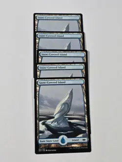 5x Snow Covered Island - Modern Horizons 1 - MH1 - Near Mint - MTG - Image 1