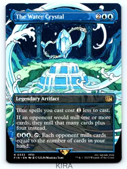 MTG - The Water Crystal [Borderless] - #0333 Final Fantasy - MINT - Image 1