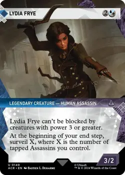 NM Showcase Foil Lydia Frye, MTG, Assassin's Creed, Magic the Gathering, 149 - Image 1