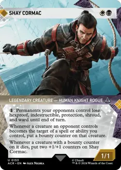 NM Showcase Foil Shay Cormac, MTG, Assassin's Creed, Magic the Gathering, 153 - Image 1