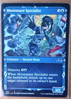 Moonsnare Specialist (335) Showcase Kamigawa: Neon Dynasty NEO MTG Magic - Image 1
