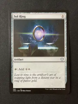 MTG Commander: Innistrad Crimson Vow #168 Sol Ring NM - Image 1