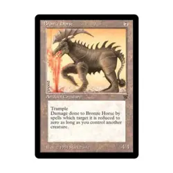 WOTC MtG Legends Bronze Horse (R) Fair - Image 1