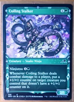 Coiling Stalker - SHOWCASE - Kagigawa: Neon Dynasty - Magic the Gathering MTG - Image 1