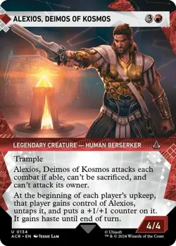 NM Showcase Alexios, Deimos of Kosmos, MTG, Assassin's Creed, Magic, 134 - Image 1