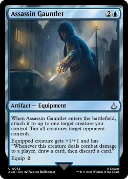 NM Foil Assassin Guantlet, MTG, Assassin's Creed, Magic the Gathering, 12 - Image 1