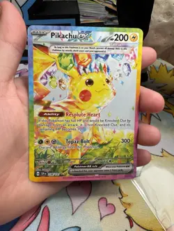 Pokemon TCG Sir Surging Sparks Pikachu EX #238/191 Near Mint Condition - Image 2