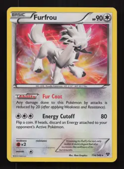 Pokemon - Furfrou 114/146 - Cosmos Holo Rare - XY Base Set - Image 1