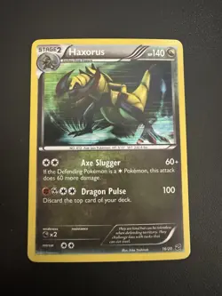 POKEMON TCG HAXORUS 16/20 DRAGON VAULT HOLO!! - Image 1
