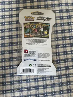 Pokemon Team Up Sleeved Booster Pack Sealed - 1 Pack - EEVEE SNORLAX Art - Image 2