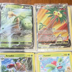 Mixed Pokemon Card Lot WOTC Over 175+ Cards Common To Rare Foil V Star Binder - Image 3