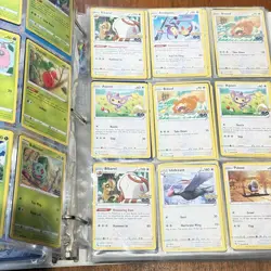 Mixed Pokemon Card Lot WOTC Over 175+ Cards Common To Rare Foil V Star Binder - Image 4