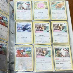 Mixed Pokemon Card Lot WOTC Over 175+ Cards Common To Rare Foil V Star Binder - Image 5