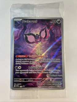 Pecharunt - 129 (Pokemon Center Exclusive) Shrouded Fates SP Sealed PCE Stamped - Image 1