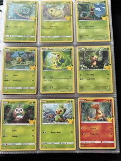 2021 McDonald’s Pokemon 25th Anniversary Card Set Non Holo - Image 1