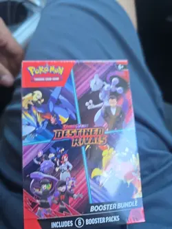 Pokemon TCG Destined Rivals Booster Bundle Sealed New, 6 Pack Booster - Image 1