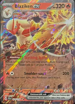 Blaziken ex - 024/159 Journey Together Ultra Rare Pokemon - NM/MINT - Image 1