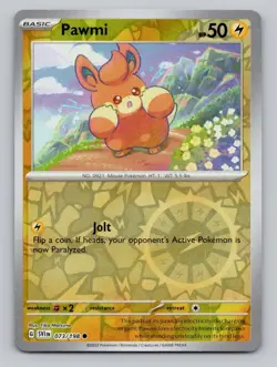 Reverse Holo Pawmi #073/198 Common SV01: Scarlet & Violet Base Set Pokemon - Image 1