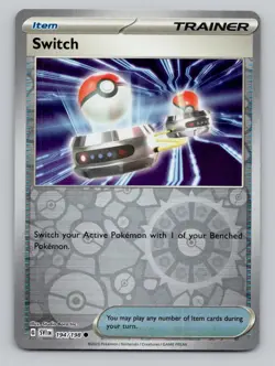 Reverse Holo Switch #194/198 Common SV01: Scarlet & Violet Base Set Pokemon - Image 1