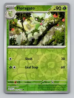 Reverse Holo Floragato #014/198 Uncommon SV01: Scarlet & Violet Base Set Pokemon - Image 1
