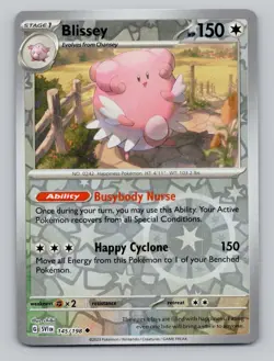 Reverse Holo Blissey #145/198 Uncommon SV01: Scarlet & Violet Base Set Pokemon - Image 1