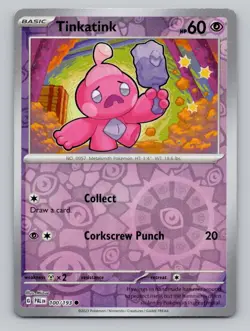 Reverse Holo Tinkatink #100/193 Common SV02: Paldea Evolved Pokemon - Image 1