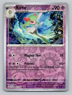 Reverse Holo Kirlia #085/198 Common SV01: Scarlet & Violet Base Set Pokemon - Image 1