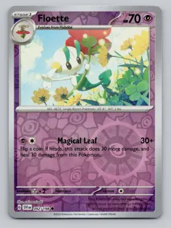 Reverse Holo Floette #092/198 Common SV01: Scarlet & Violet Base Set Pokemon - Image 1