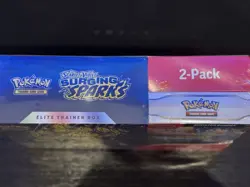 Pokemon Surging Sparks Elite Trainer Box Booster Bundle COSTCO 2-PACK SEALED - Image 2