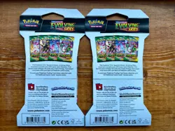 2 x Rayquaza Pokemon Evolving Skies Sleeved Booster Packs sealed new - Image 2