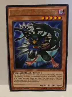YUGIOH ASSAULT BLACKWING KUNAI THE DRIZZLE RARE DOCS 1ST EDITION LIGHT PLAYED - Image 3