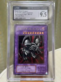 CGC9.5 Yugioh MA-52 Black Skull Dragon Ultimate Rare Japanese Mythological Age - Image 3