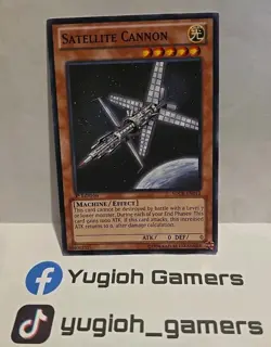 YUGIOH SATELLITE CANNON SDCR 1ST EDITION COMMON LIGHT PLAYED - Image 1
