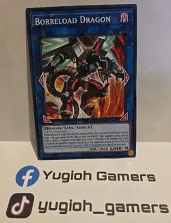 YUGIOH BORRELOAD DRAGON SDRR 1ST EDITION COMMON LIGHT PLAYED - Image 1